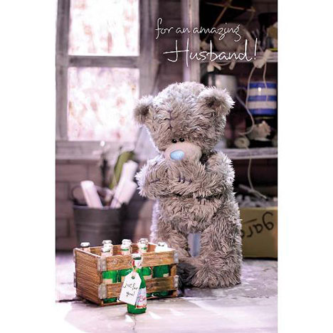 3D Holographic Husband Me to You Bear Birthday Card £3.59